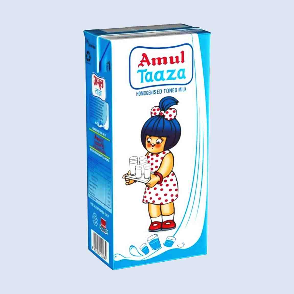 Amul - Taaza Milk 1Lt
